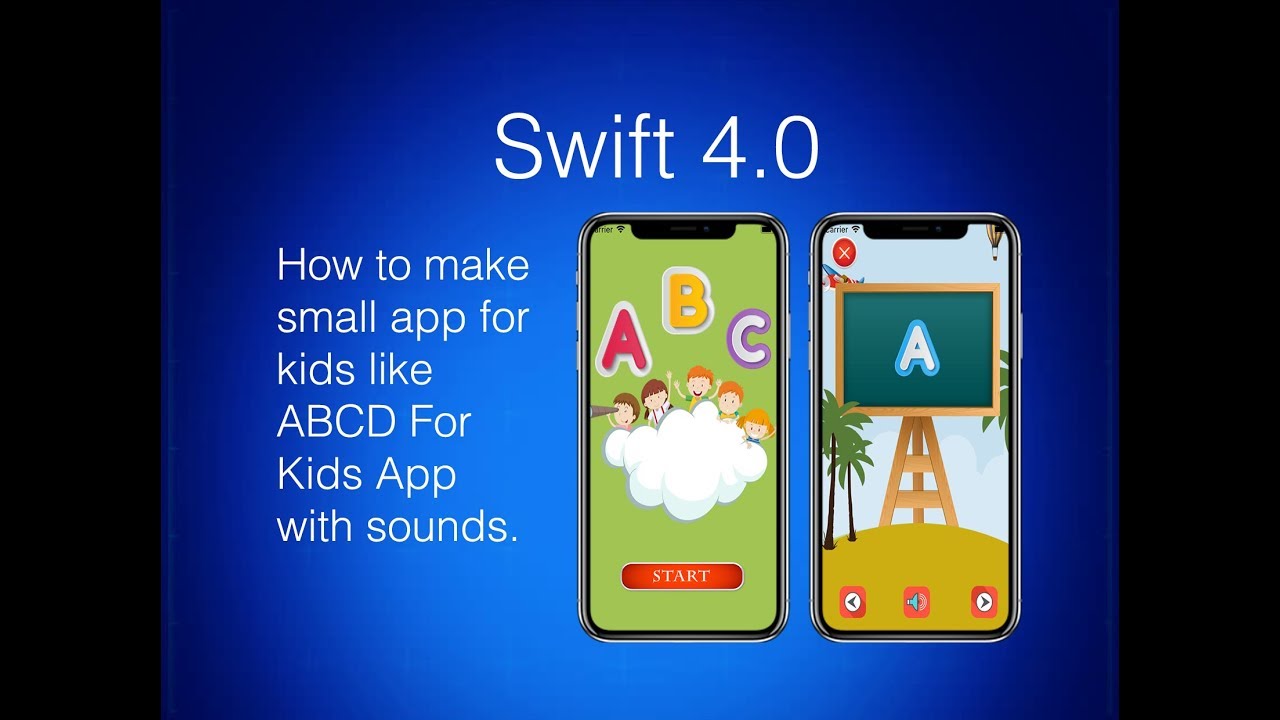 Build an small app like Learn ABCD For Kids in Swift 4.0 Xcode 9.2 | swift tutorials