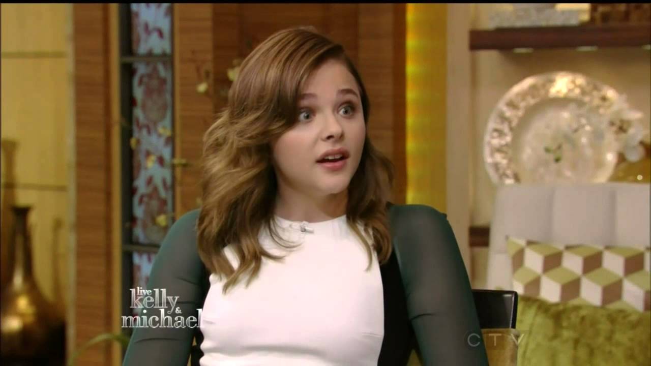 Chloe Grace Moretz on Live! with Kelly and Michael 29-07-2013