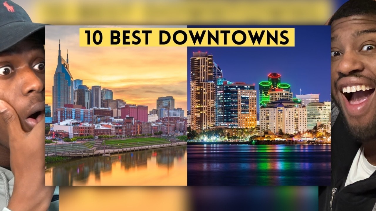 🇬🇧BRITS REACTS TO - 10 Best Big City Downtowns in the U.S.!