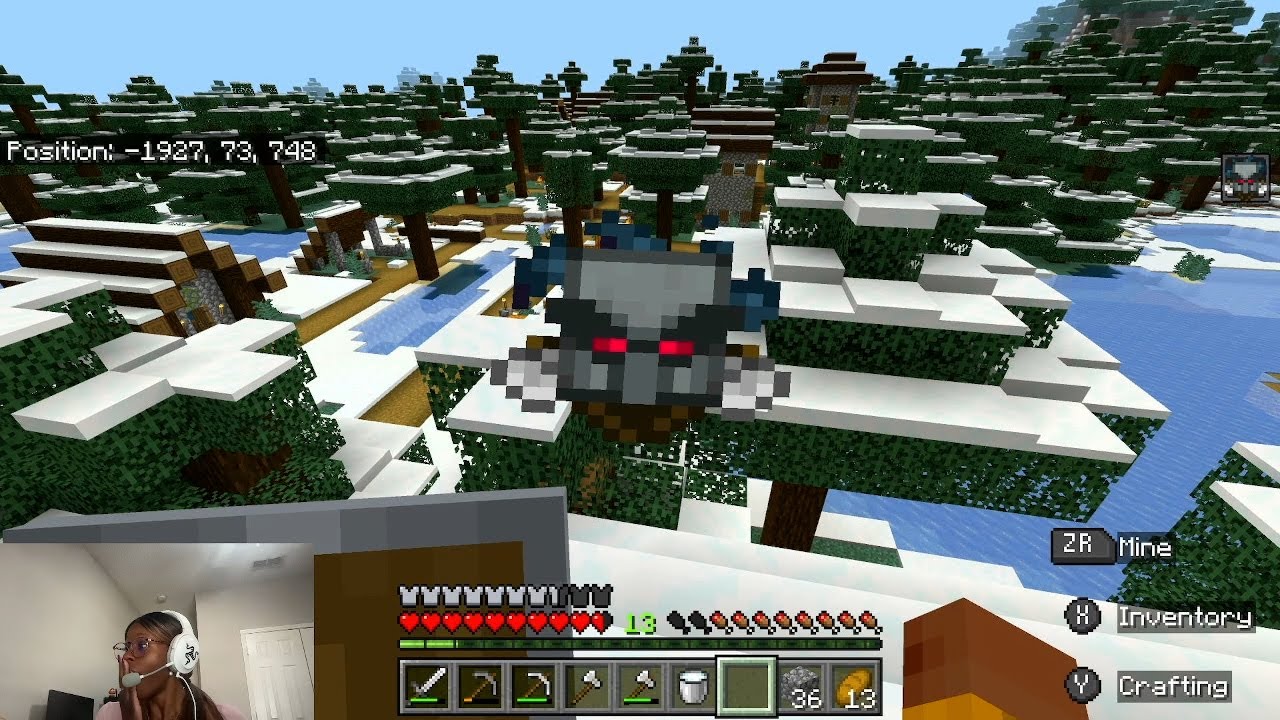TRYING THE BAD OMENS POTION ON A VILLAGE!! Minecraft Hard pt 3