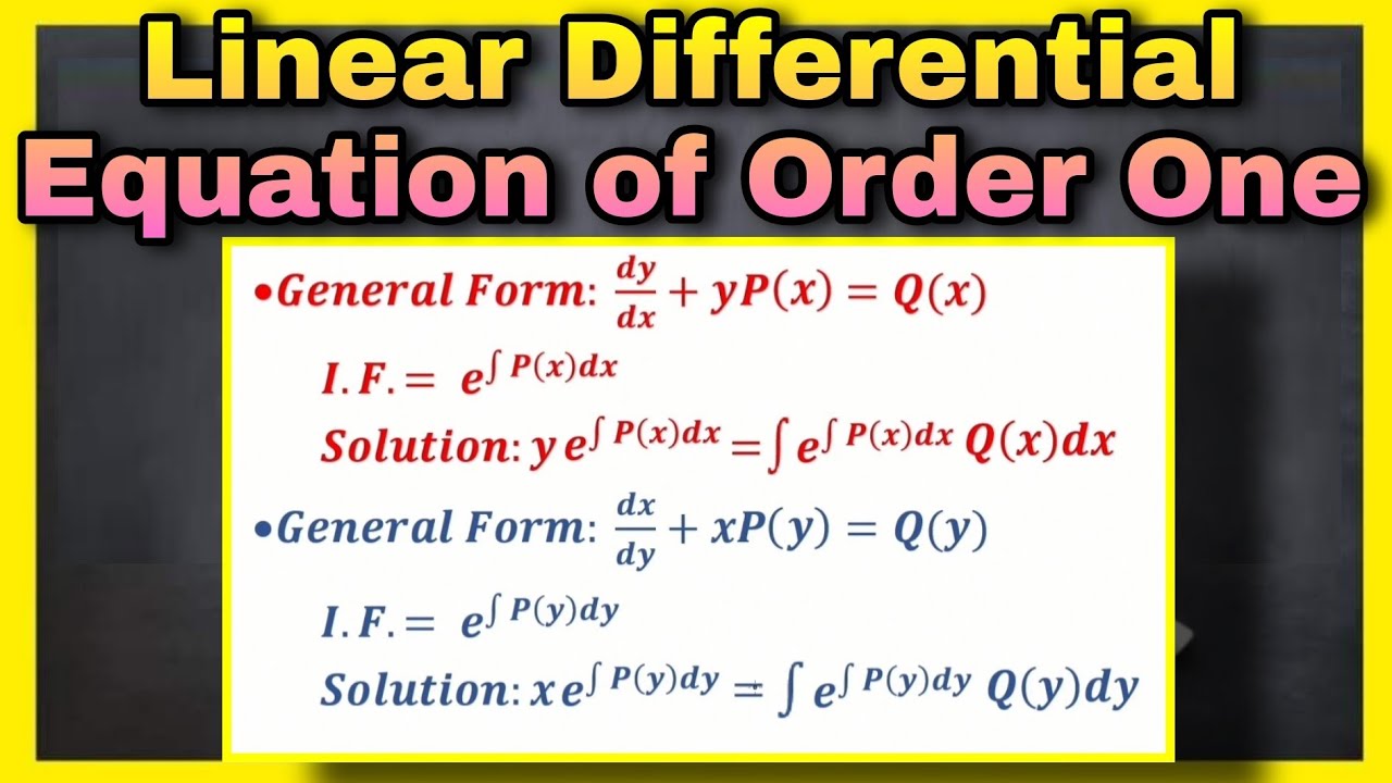 LINEAR DIFFERENTIAL EQUATION OF ORDER ONE| Integrating Factor | TAGALOG-ENGLISH
