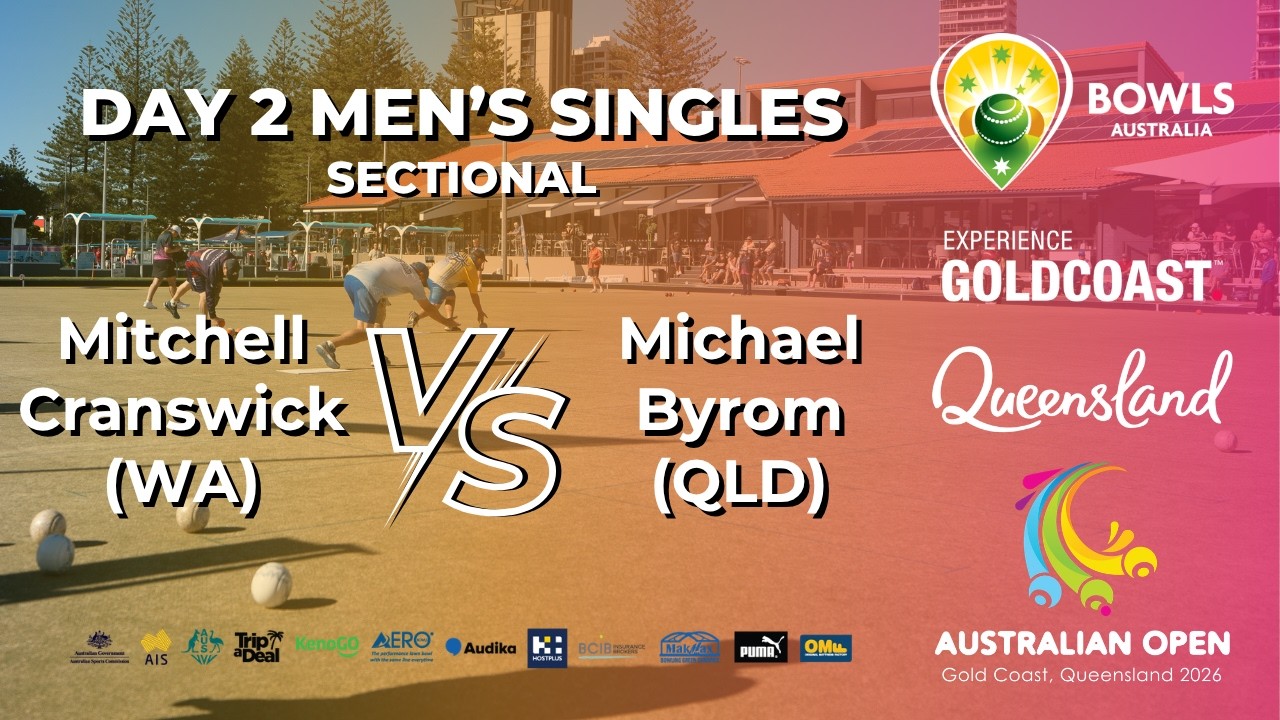 2026 Australian Open &ndash; Men&rsquo;s Singles Sectional (Mitchell Cranswick vs Michael Byrom)