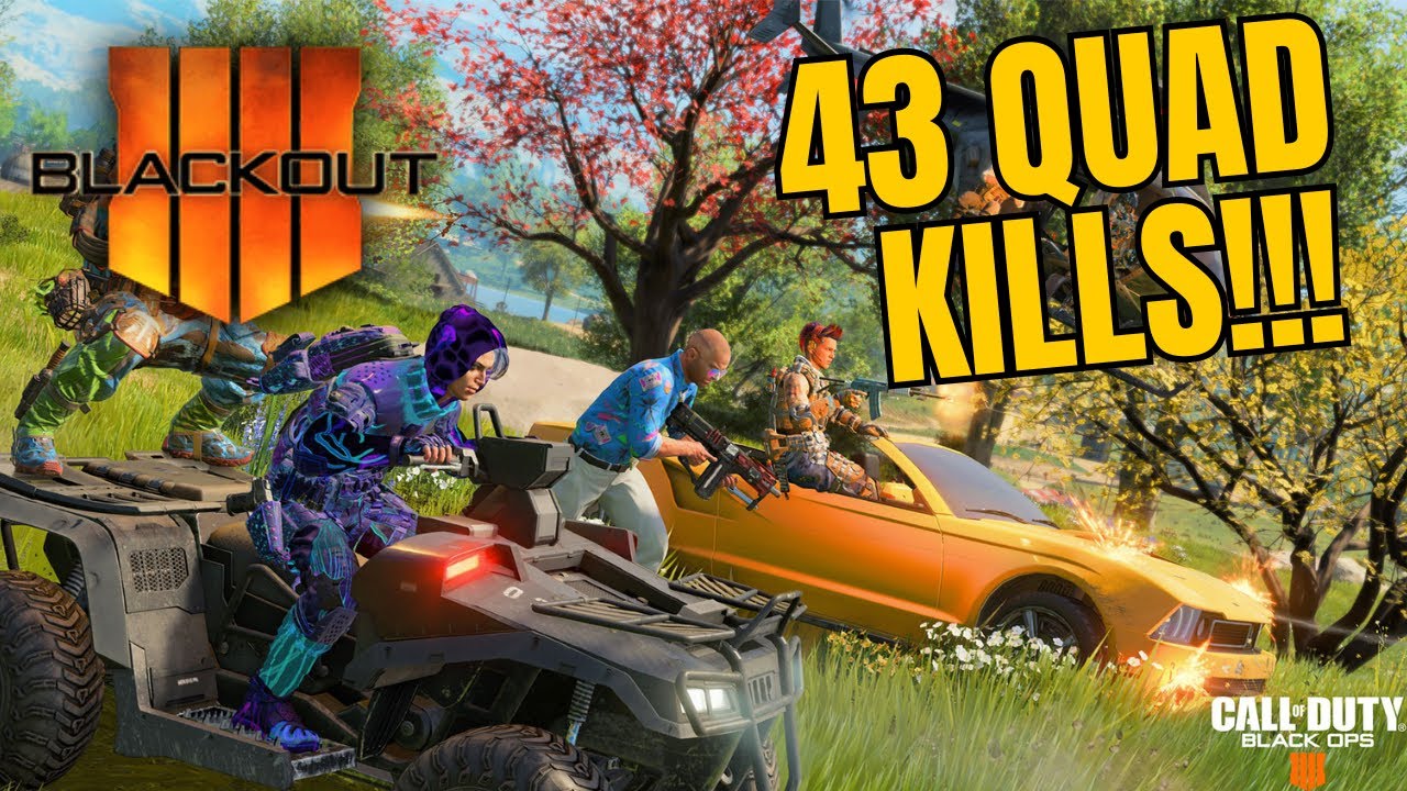 Getting READY FOR THE BLACKOUT QUADS TOURNAMENT [43 Kills]
