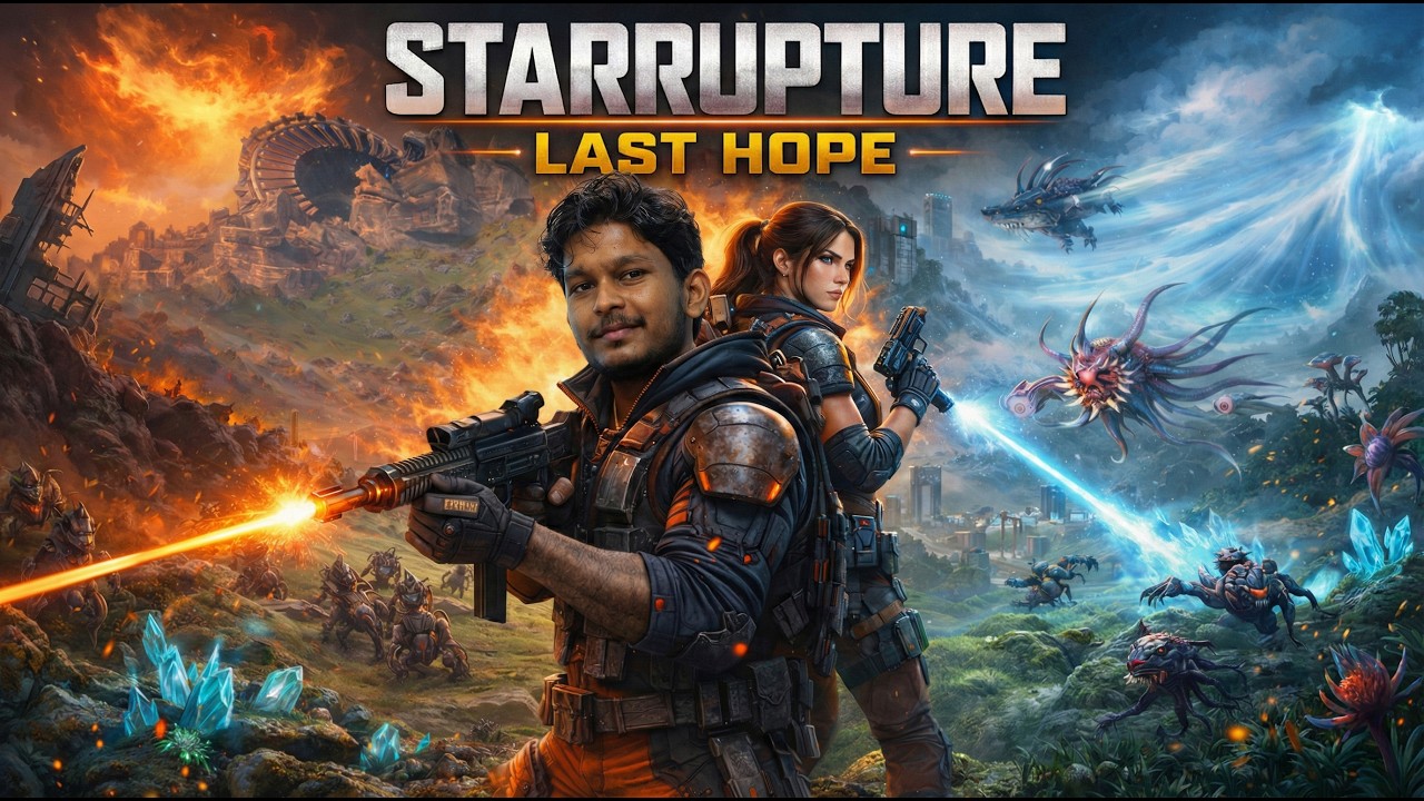 🔥 STARRUPTURE PART 1 🌌💥 | Cosmic Survival Begins | Full Gameplay Walkthrough | GameOnSamir 🎮