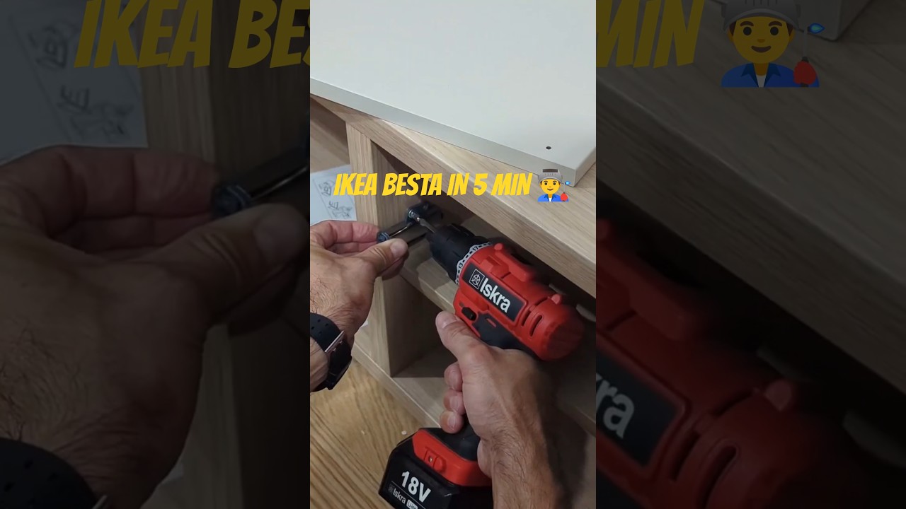 How I Built an IKEA BESTA TV Stand in 5 Minutes