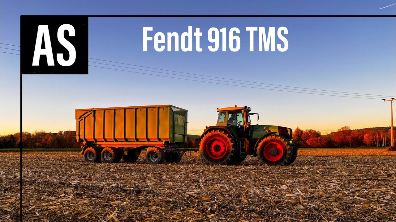 Maisstroh häckseln | Claas Jaguar 870 | Fendt 916 TMS SOUND! | 724 | Xylon | AS_AGRAR