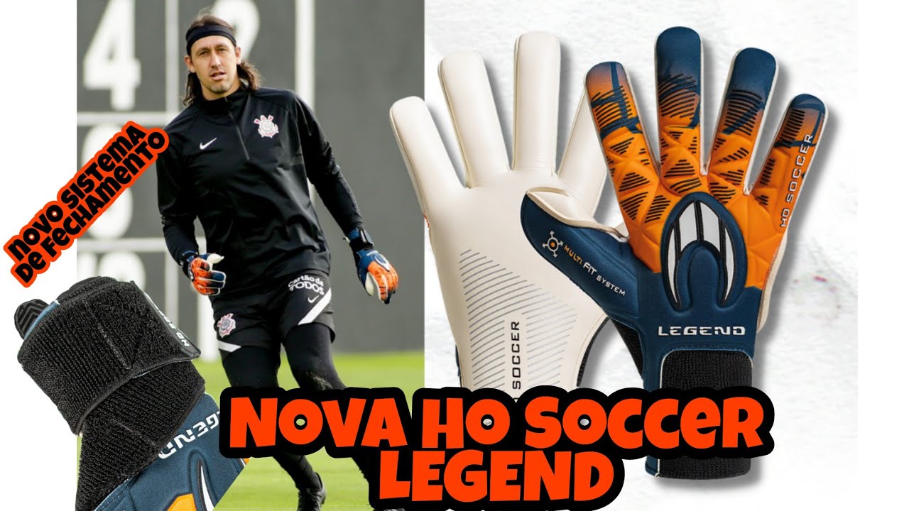 Ho Soccer Legend- A luva que veio para revolucionar, com sistema de fechamento nunca visto antes.