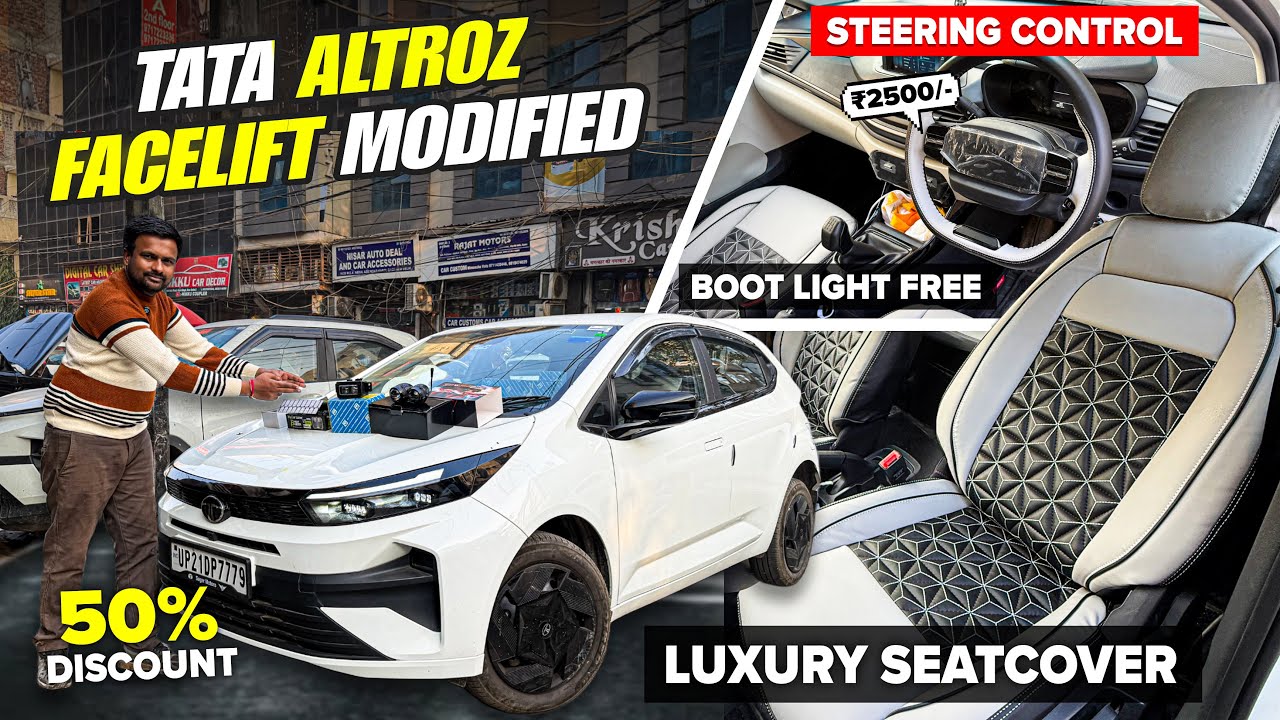 2026 TATA ALTROZ FACELIFT MODIFICATION✅TATA ALTROZ FACELIFT GENUINE ACCESSORIES✅ALTROZ MODIFIED✅