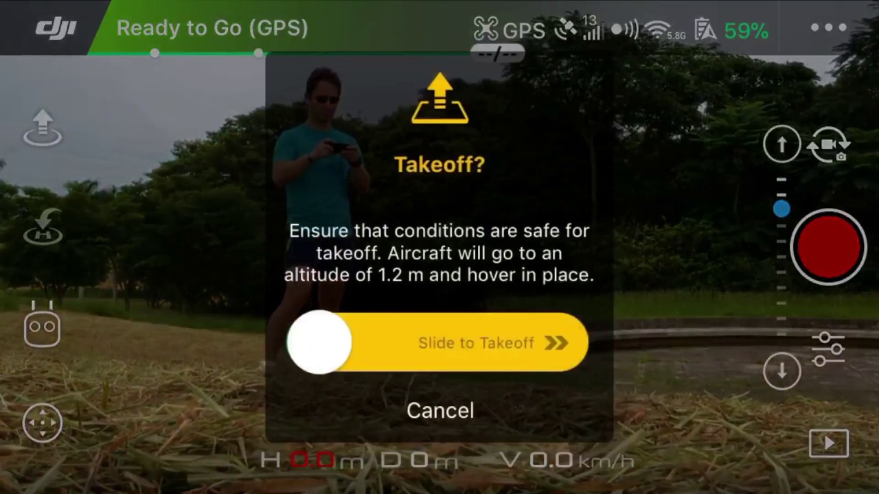 DJI Spark Active Track Demo