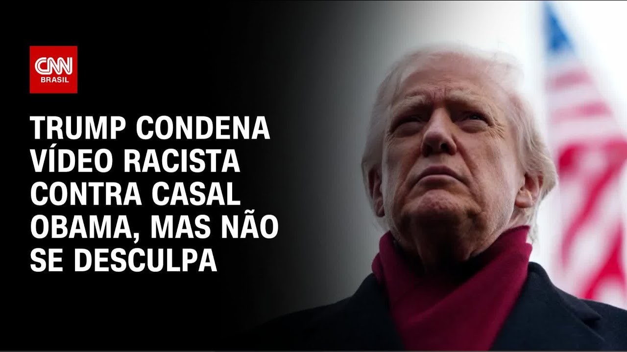 Trump condena vídeo racista, não se desculpa e diz não ter visto até o fim | AGORA CNN