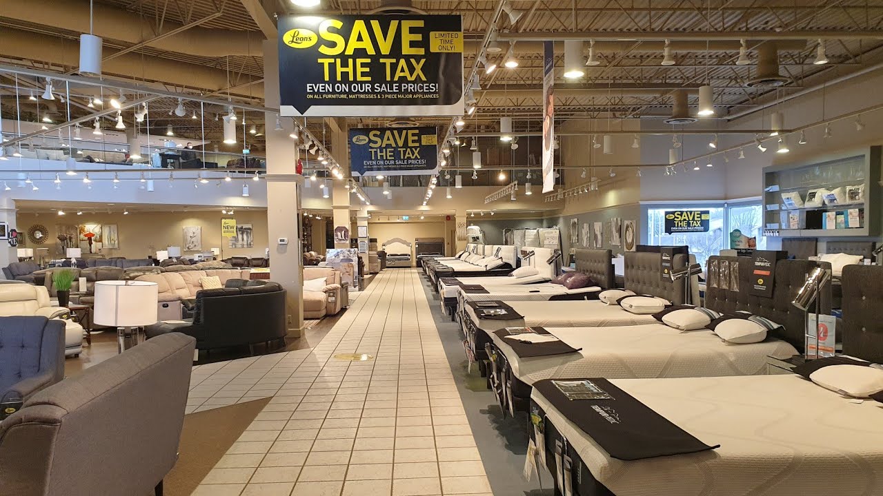 Leon's Victoria, B.C Canada 🇨🇦 Store Tour and Buying Mattress
