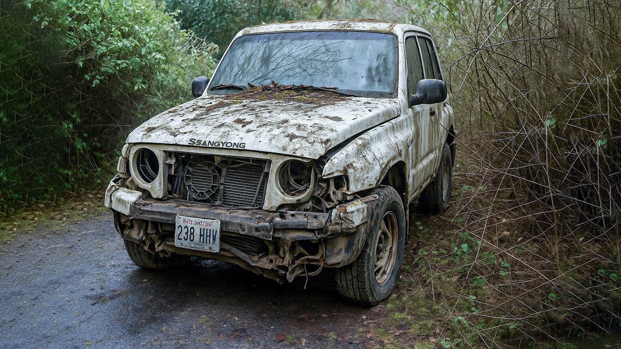 [FULL RESTORATION]: Junkyard SSANGYONG Transformed Into a MERCEDES Masterpiece