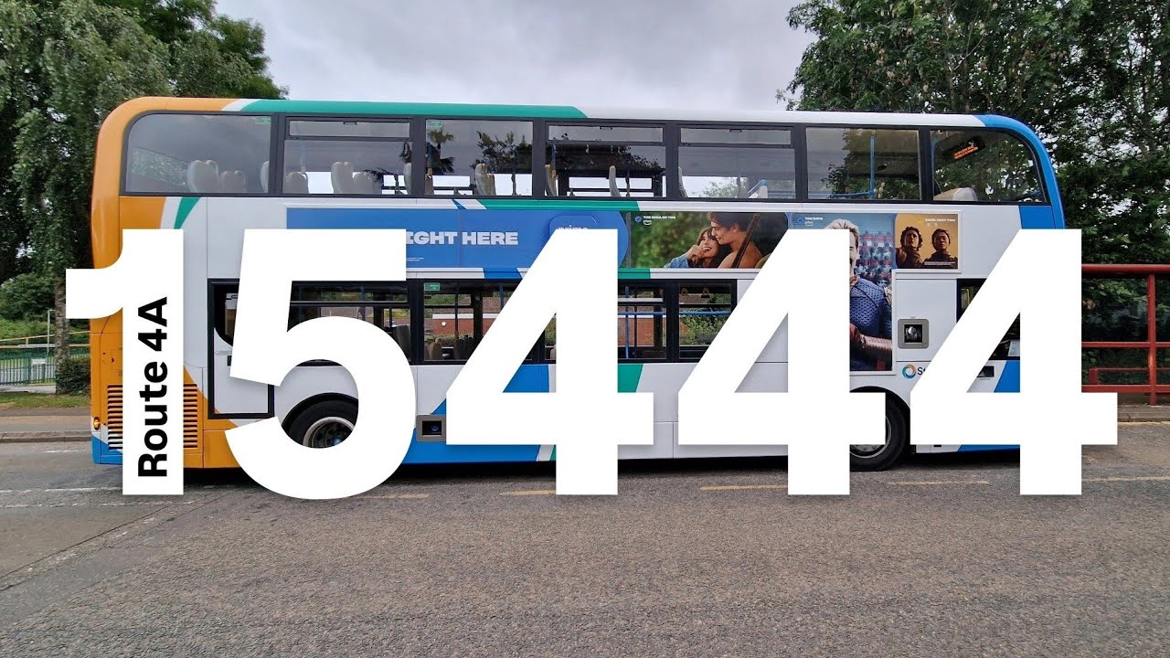 Bus 15444 stagecoach Midlands Northampton, route 4A Northampton