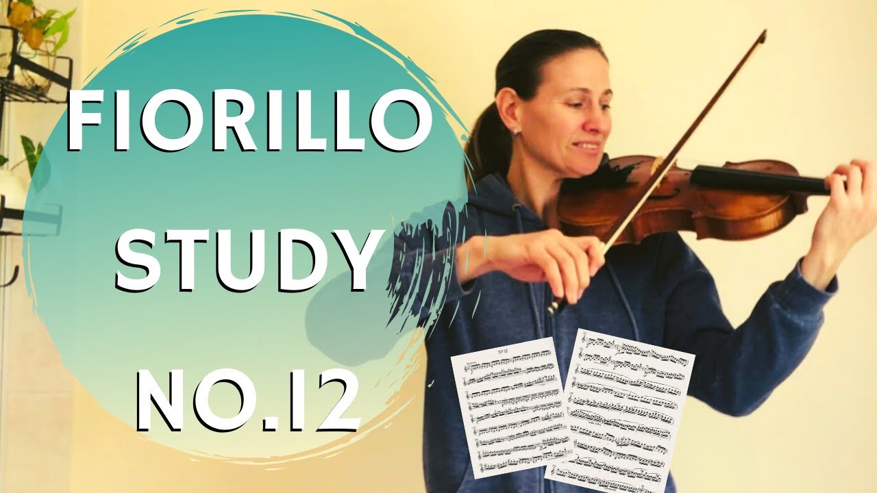 Fiorillo Study 12, Fiorillo Etude 12, Fiorillo Violin.