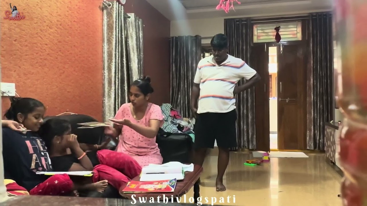 Pillalani full kottinattu prank chesina 🤣🤣#funny #comedyvideos #family #swathivlogspati 