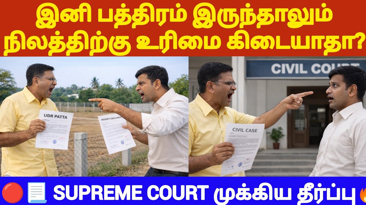 🔴பத்திரம் இருந்தாலும் உரிமையில்லையா? #tamillaw #registration #patta #propertylaw #propertyrights