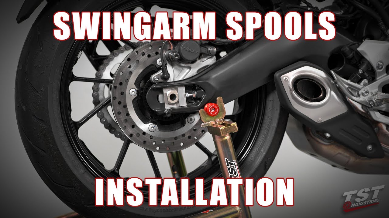 How to install Womet-Tech Swingarm Spools on a 2017+ Yamaha FZ-09 by TST Industries