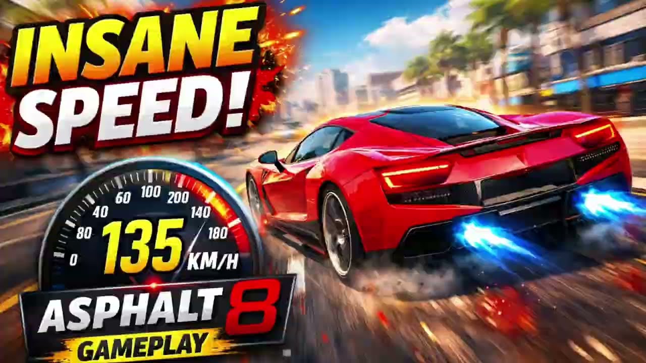 Asphalt 8 Extreme Racing Gameplay | Crazy Speed Race | Android Gaming