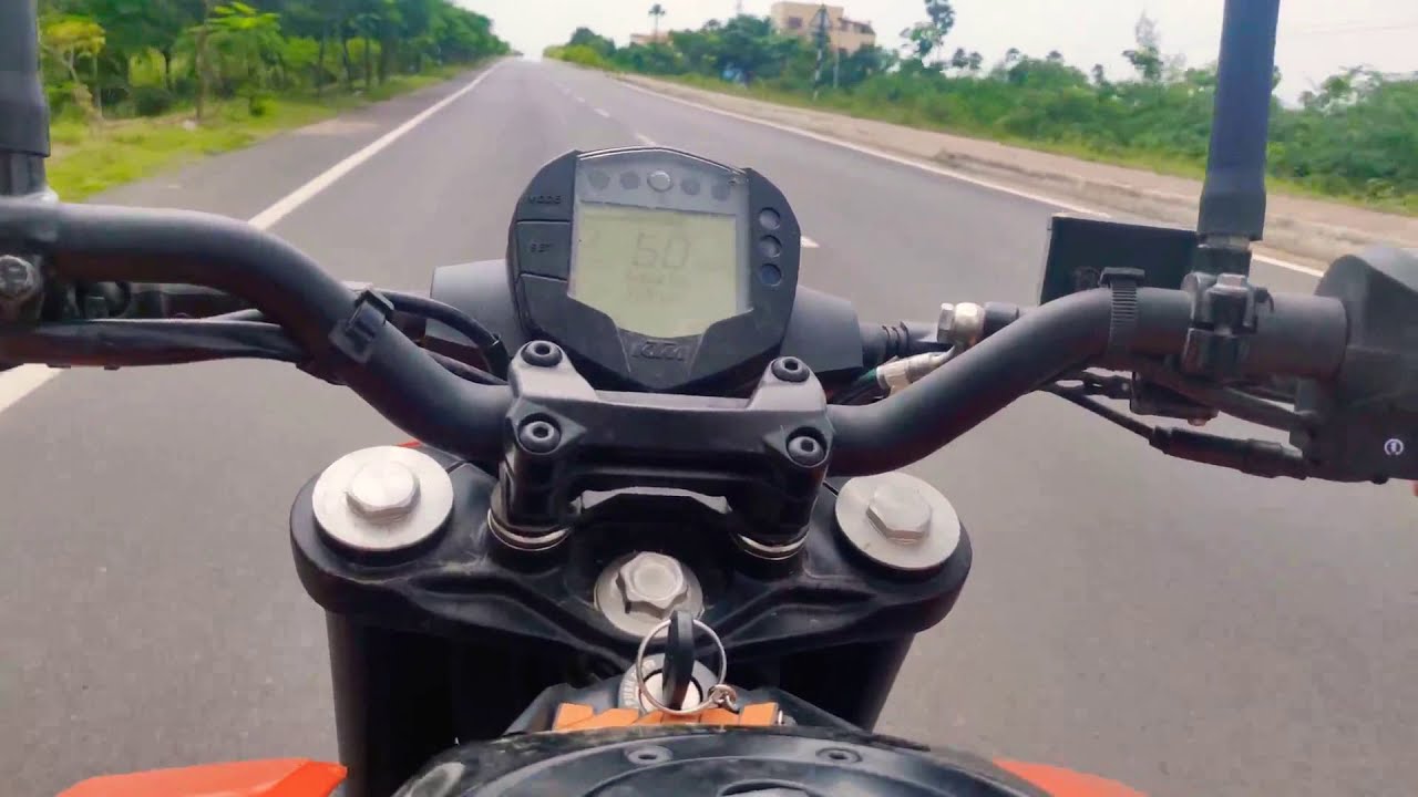 Duke 250 BSIV Raw run |top speed attempt|