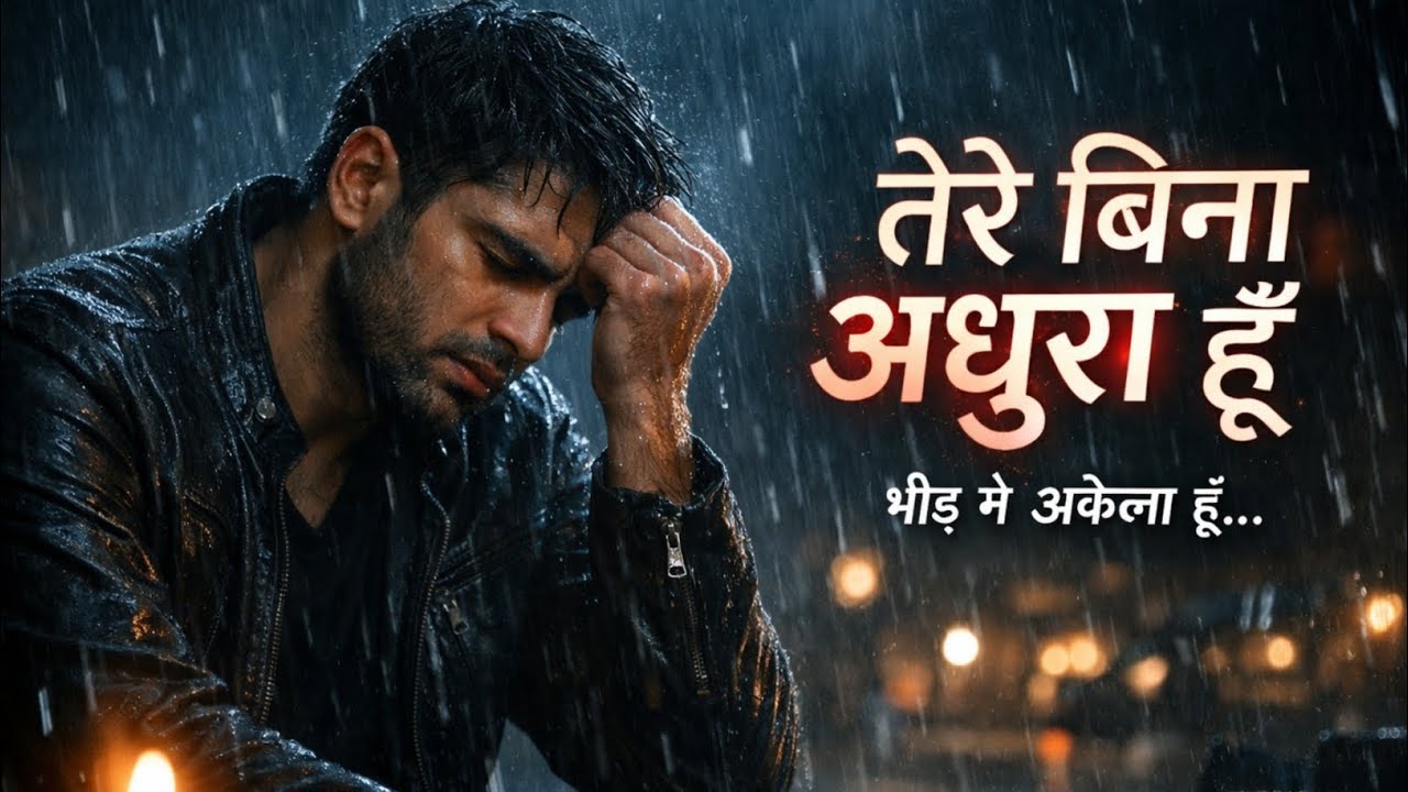 तेरे बिना अधूरा हूँ 😭 | Heart Touching Sad Breakup Song | Emotional Bollywood Song 2026 #song 