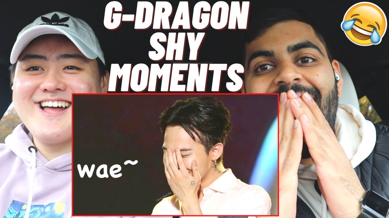 BIGBANG G-DRAGON SHY MOMENTS (FUNNY REACTION)!😂