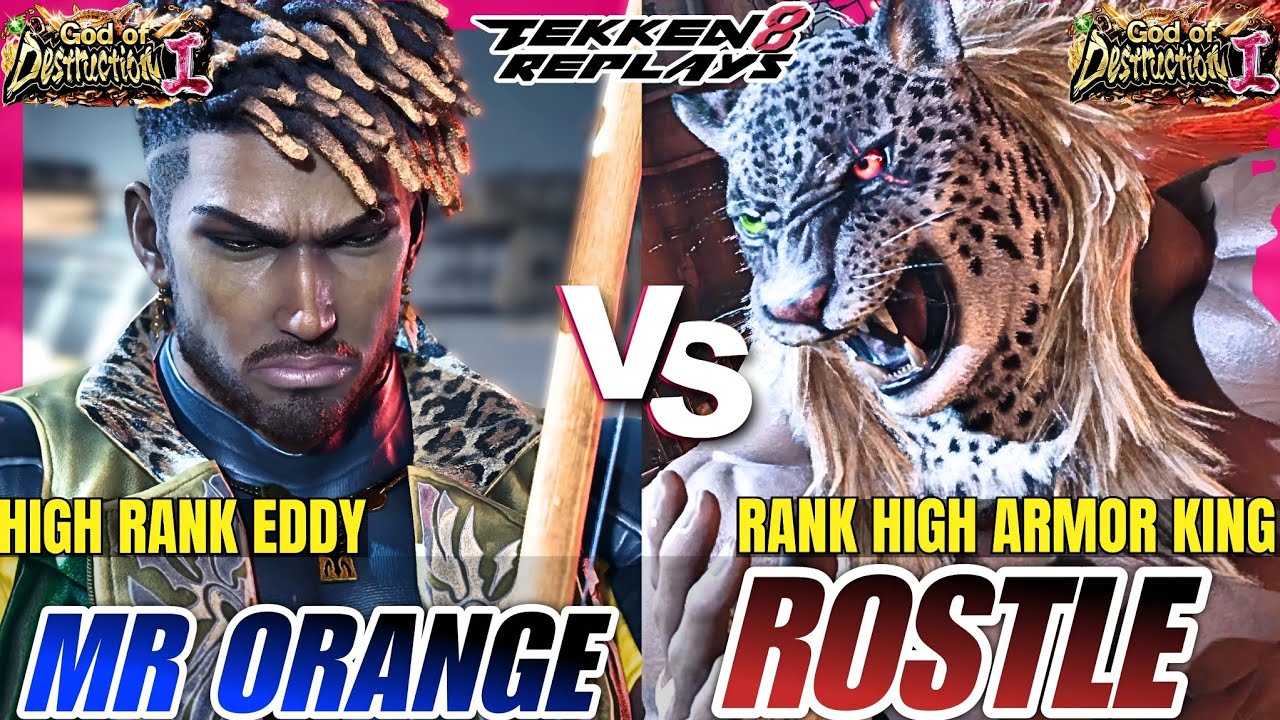 Tekken 8 - Mr Orange (Eddy) vs Rostle (Armor King) - Epic Ranked Match