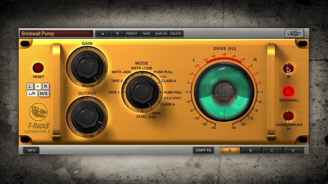 Плагин насыщения T-RackS Saturator X &mdash; Обзор