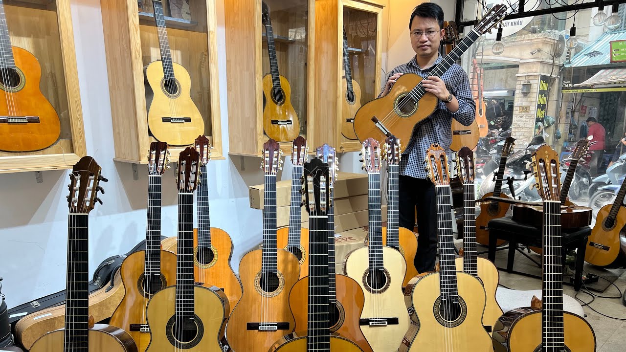 Giới thiệu các cây đàn Tây Ban Nha của Showroom Emotion Guitar