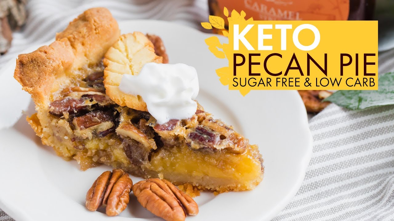 Tasty KETO Pecan Pie | Sugar Free Pie Recipe with NO Sugar Alcohols