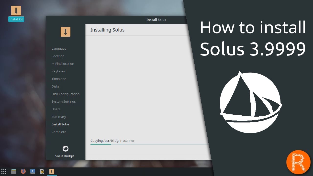 How to install Solus 3.9999