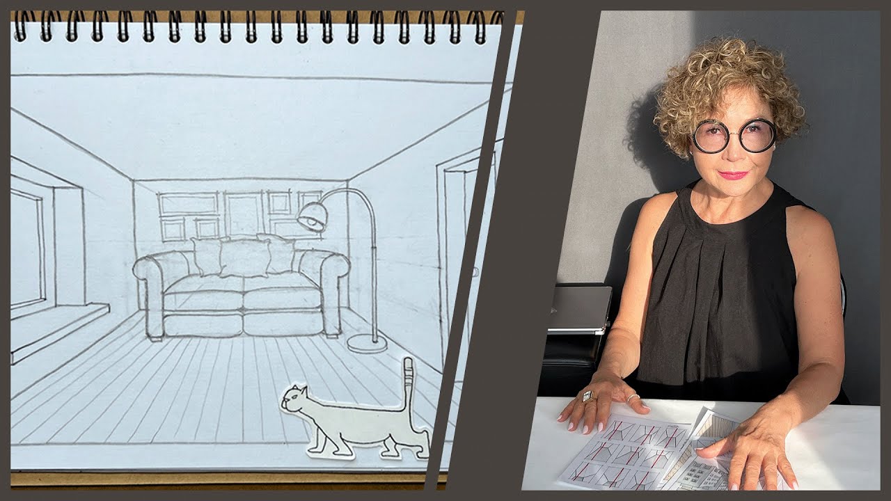 1.4 Рисуем мебель в перспективе ✏️ СЛЕД 12 УРОКОВ СКАЧАЙТЕ ЗДЕСЬ 👉  inhunt.ru/sketching