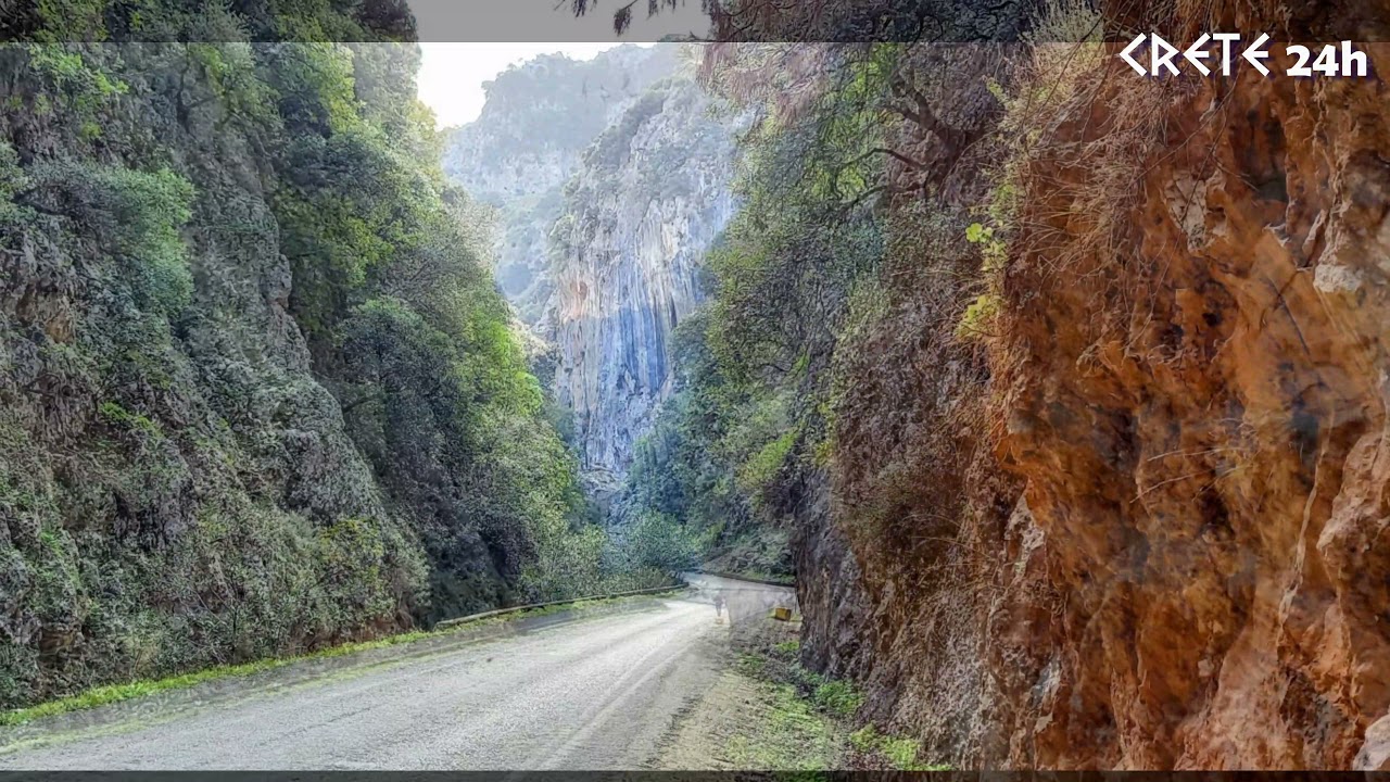 Across the Theriso Gorge