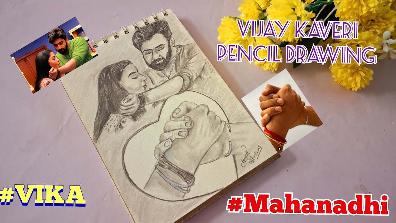 It's MAHANADHI serial Vijay kaveri's  fantastic drawing |#vijaytelevision #vika  #mahanadhi