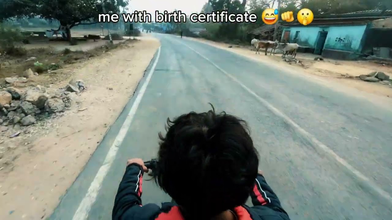 ME WITH MY BIRTH CERTIFICATE !