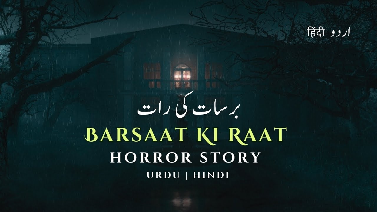 Barsaat Ki Raat | Urdu Corner | Murree Horror Stories | Scary Animated Story