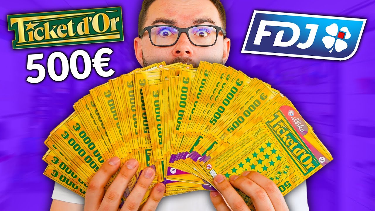J'ai acheté 100 TICKET D'OR A GRATTER FDJ ! (Combien je gagne ?)