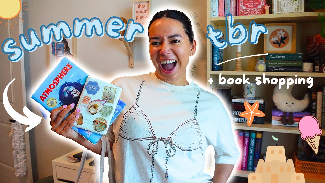 reading books that feel like summer + book club, reading journal updates & a five star!? 🛍️🍄⭐️