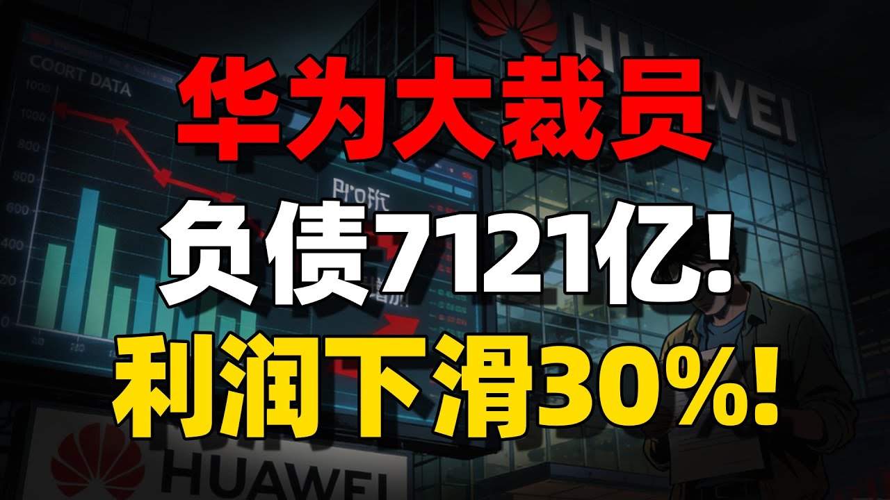 华为大裁员！利润下降30%，负债7121亿！这不是一家公司的危机，而是整个中国经济的警报！许成钢：刺激政策只能延缓危机，却无法恢复增长！