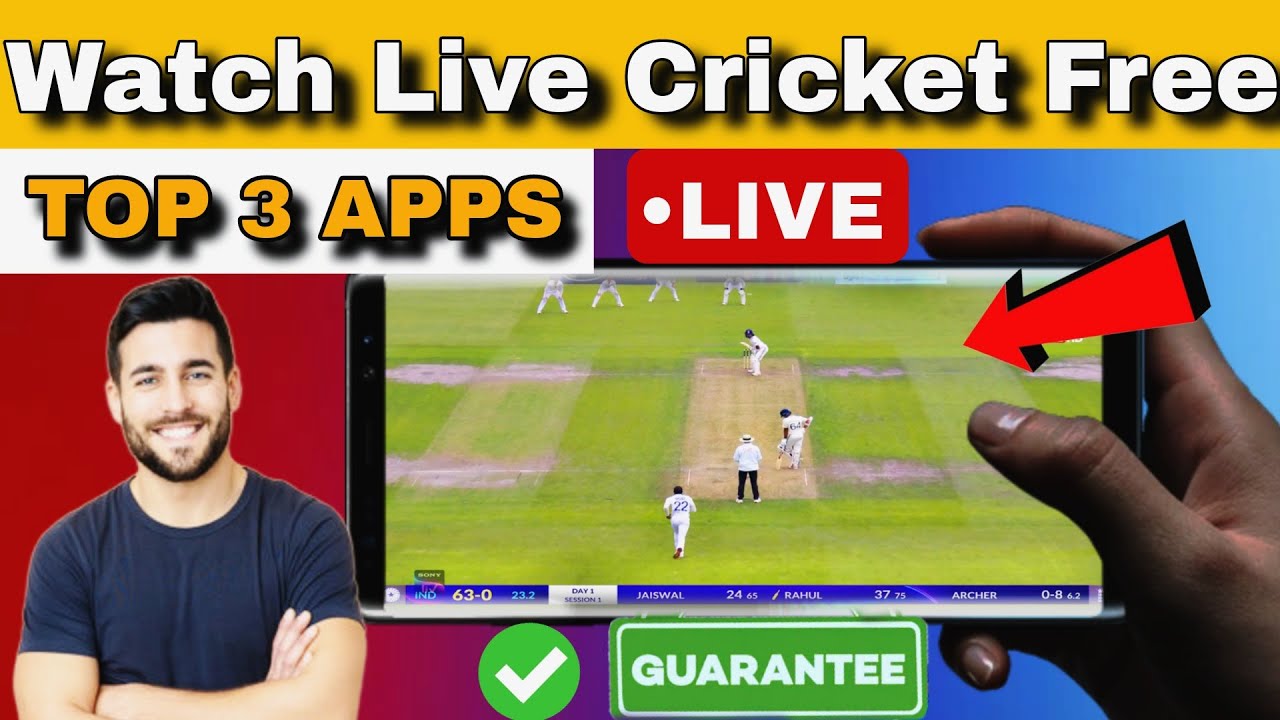 How to Watch Free Live Cricket On Mobile | Free Main Live Cricket Kaise Dekhe? | Top 3 APPS