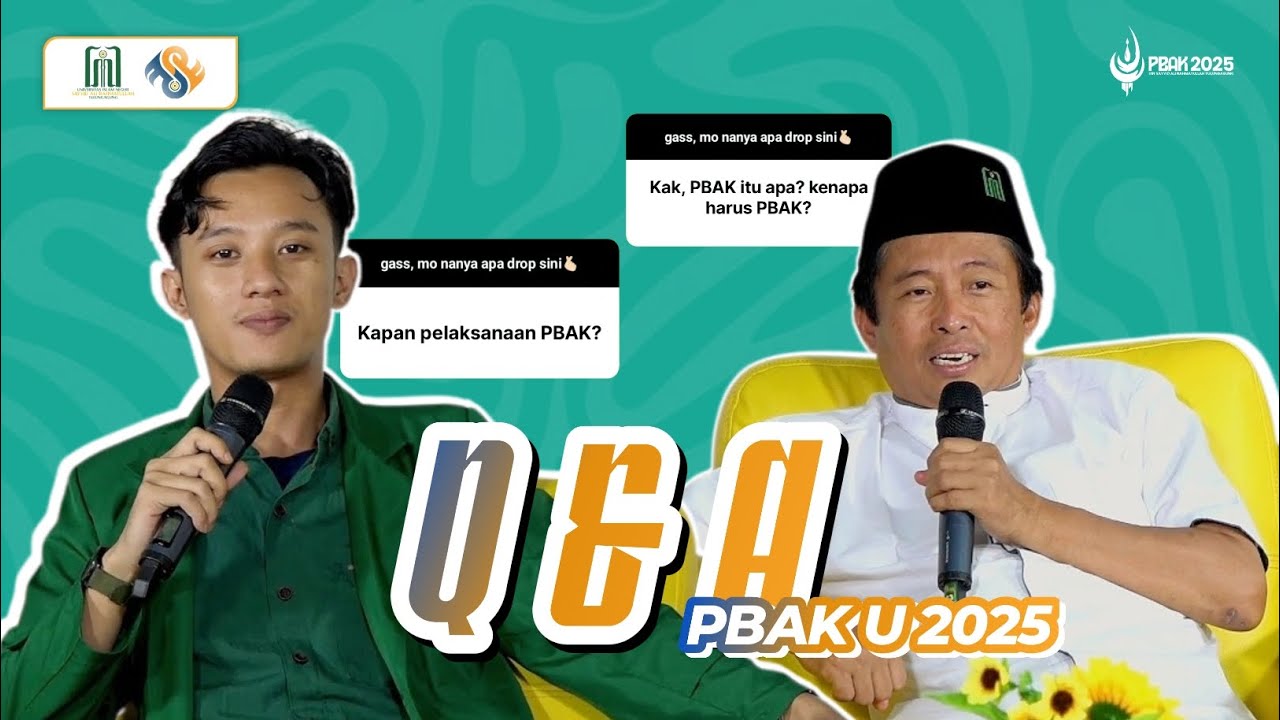 Q & A Seputar PBAK 2025 UIN SATU bersama Warek 3