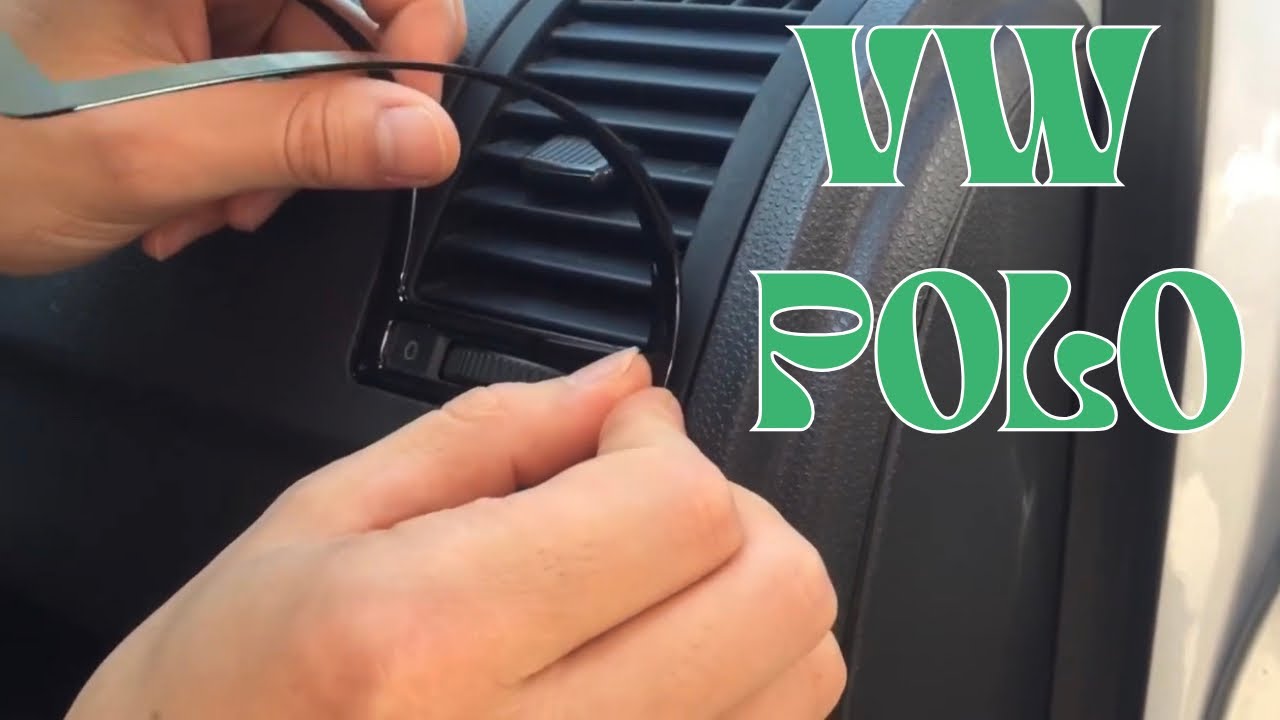 VW POLO KONSOL PİANO BLACK KAPLAMA
