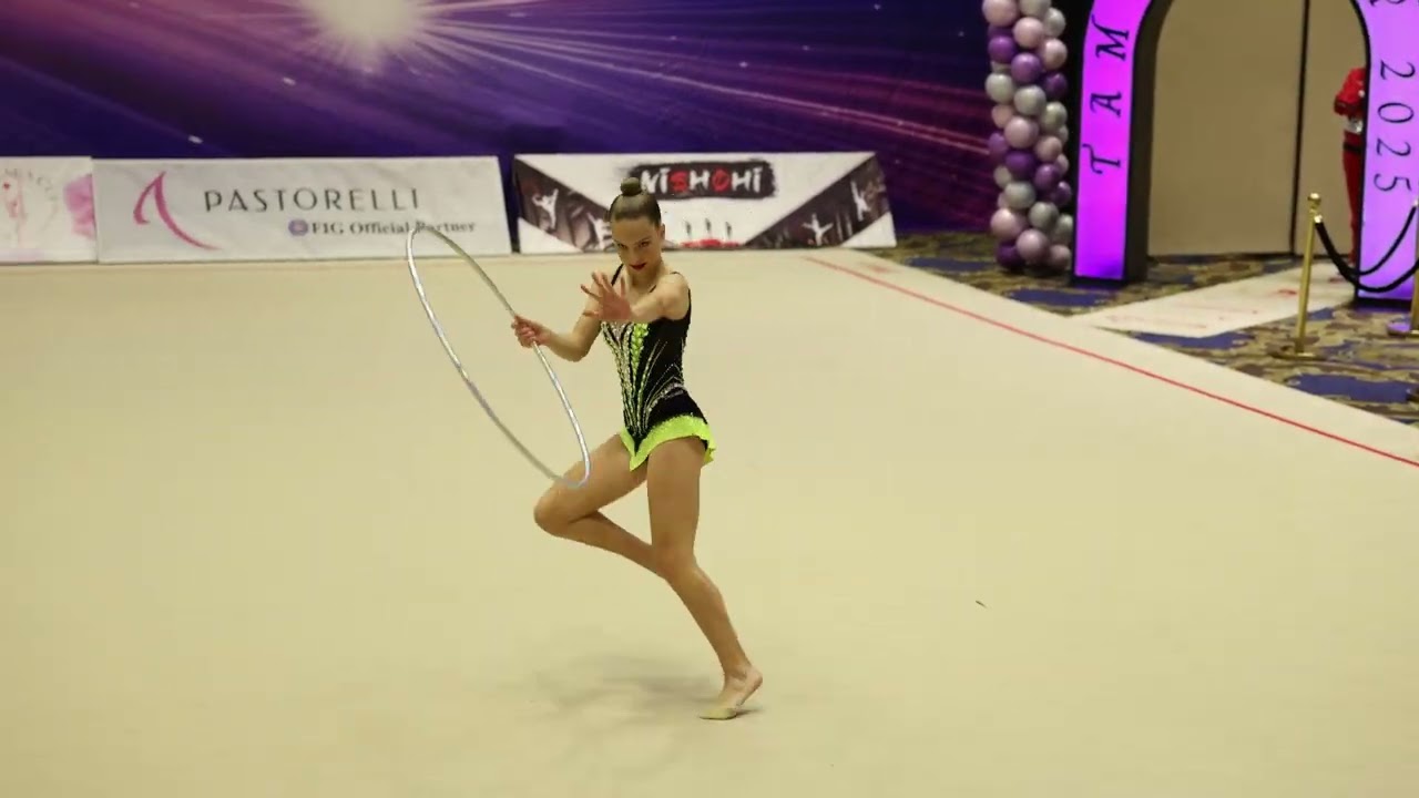 Adriana Lushnikov's Hoop Routine at Tamara Cup 2025