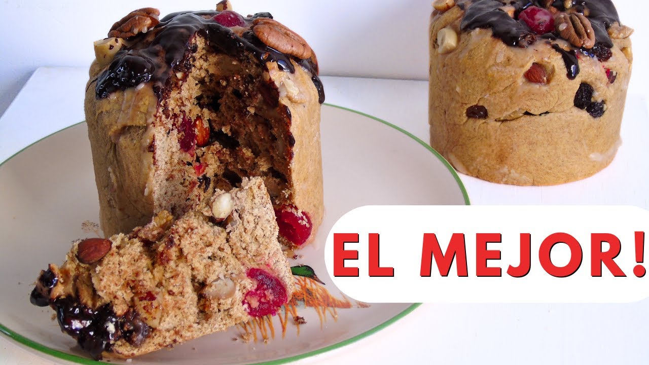 Pan Dulce Integral ESPONJOSO SALUDABLE FÁCIL y RÁPIDO (con opción SIN AZÚCAR y VEGANO)