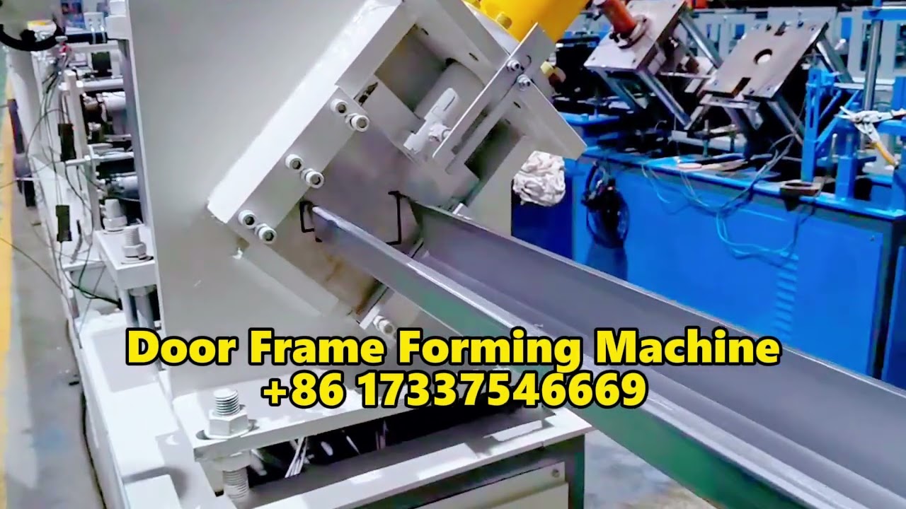 Steel Door Frame Profile Roll Forming Making Machine.