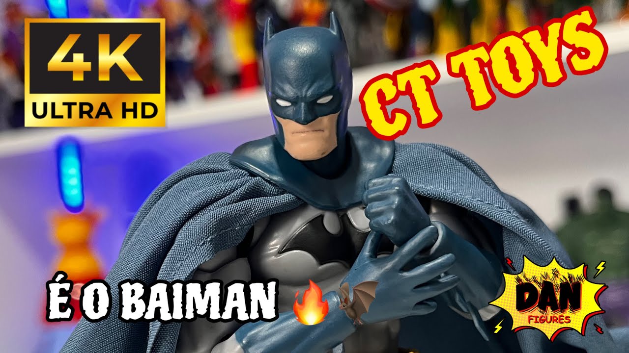 ESSE BATMAN É PURA AURA 🦇 - BATMAN CT TOYS AZUL - REVIEW E UNBOXING - PT [BR] 🇧🇷 