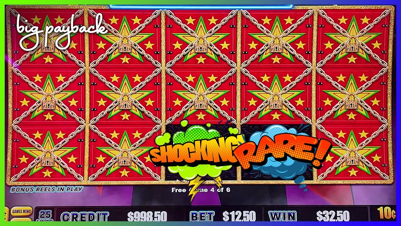 ALMOST FULL SCREEN! Lightning 10 Year Storm Master Magician Slot - BIG WIN BONUS!