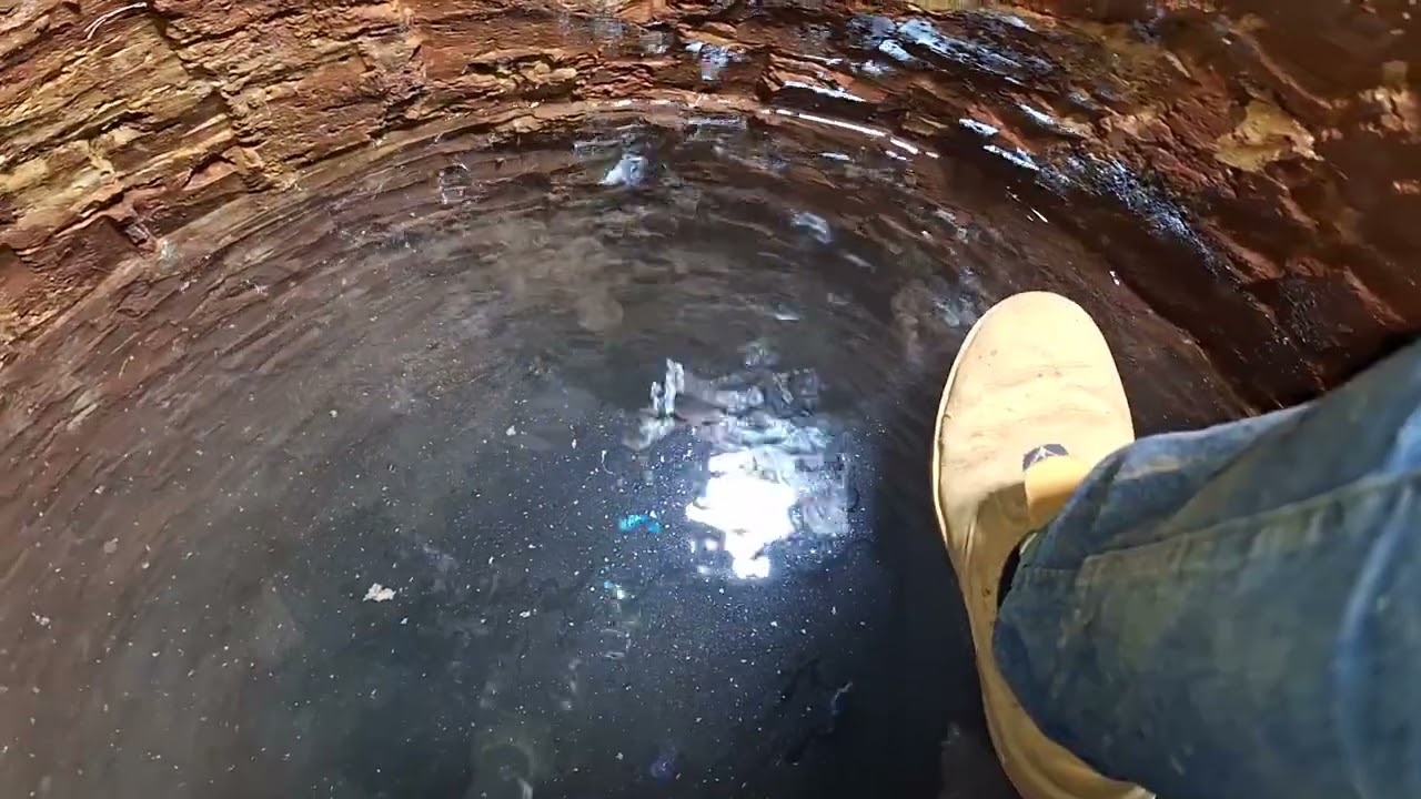 Início drenagem poço cisterna 41 metros 