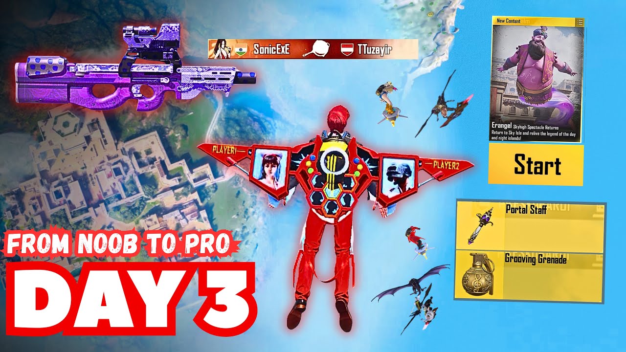 From Noob to Pro 🔥| Day 3 – Learning Self-Control | PUBG MOBILE 