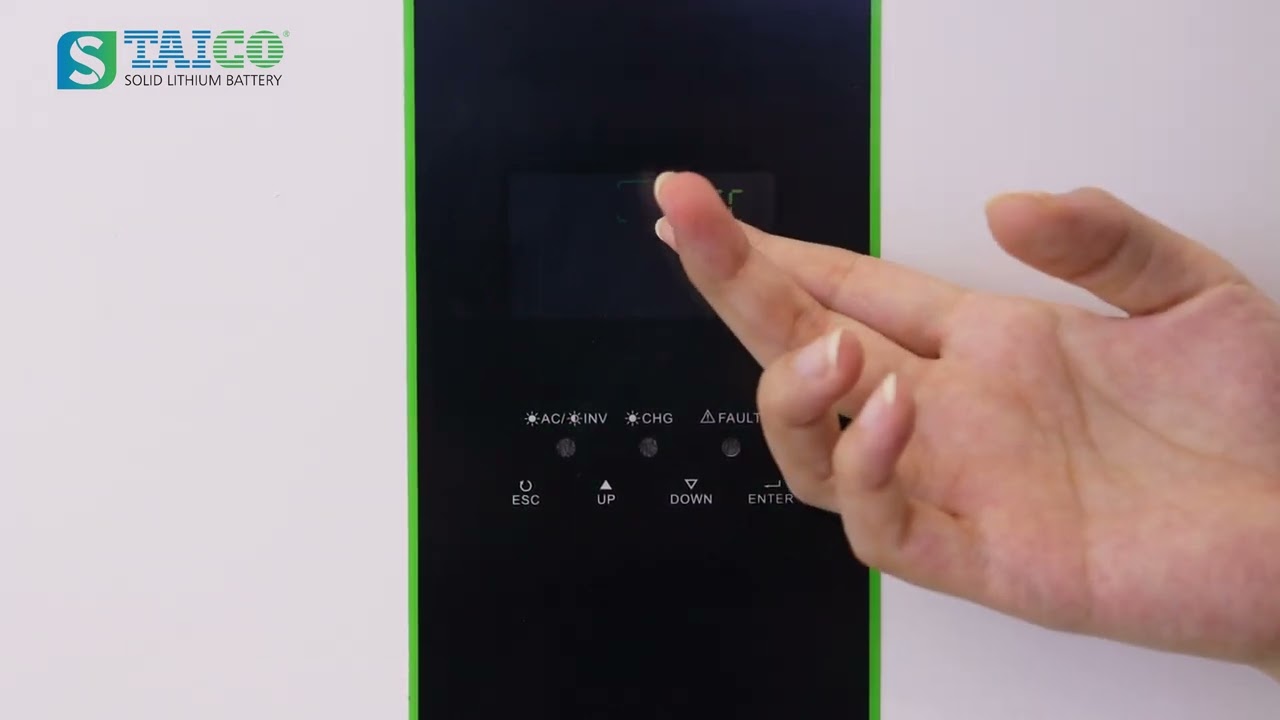 TAICO battery connected to TAICO inverter Speed ​​Edition 2.0