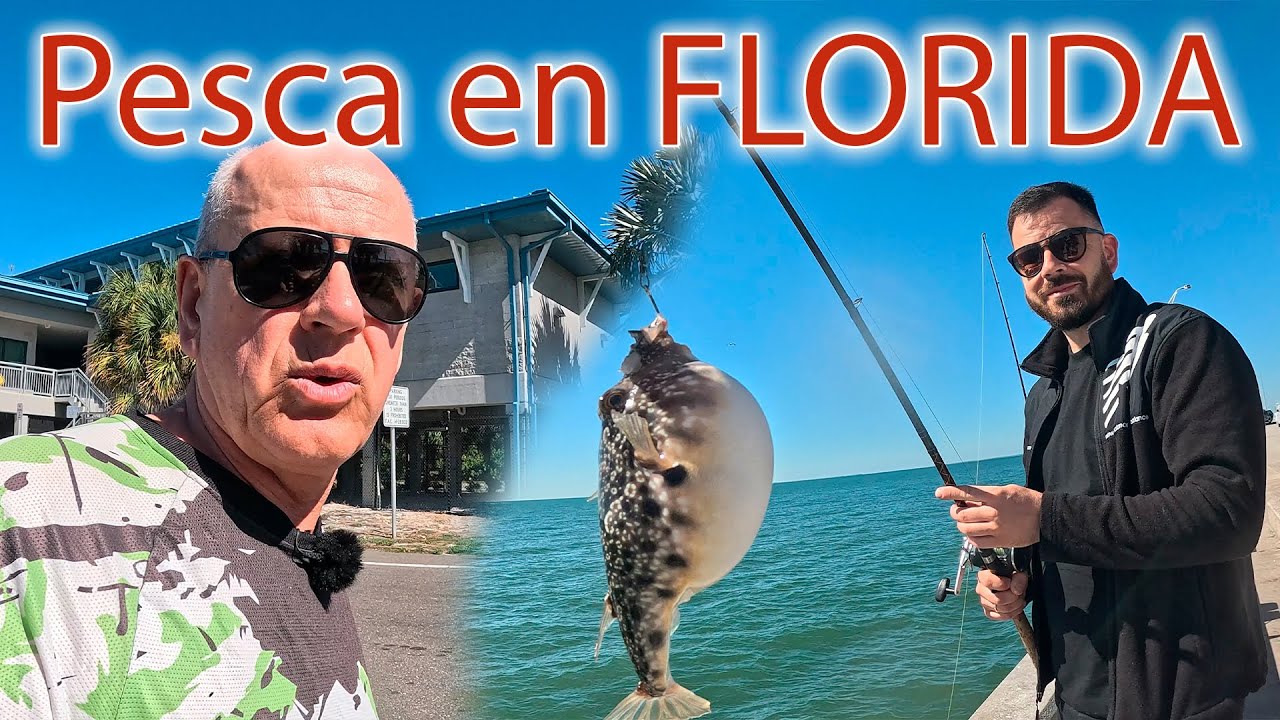 🎣 &iexcl;PRIMERA PESCA en FLORIDA! 😱 No vas a creer lo que atrapamos en TAMPA 🌴